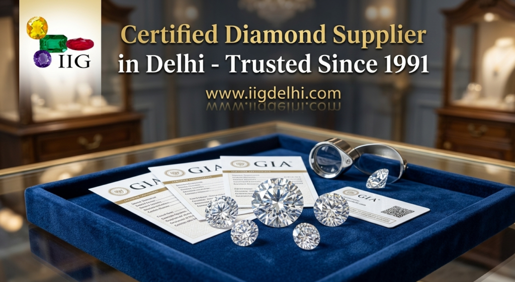 Certified Diamond Supplier in Delhi - Trusted Since 1991